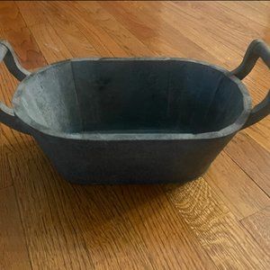 Farmhouse Decorative Handled Bin